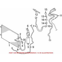 Audi A/C Receiver Drier Bracket 4F0260197E